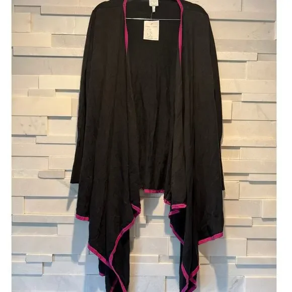 LOULOU DE LA FALAISE X ANTHRO NWT Assymetrical Long Sleeve Wrap Sweater L - Picture 3 of 6